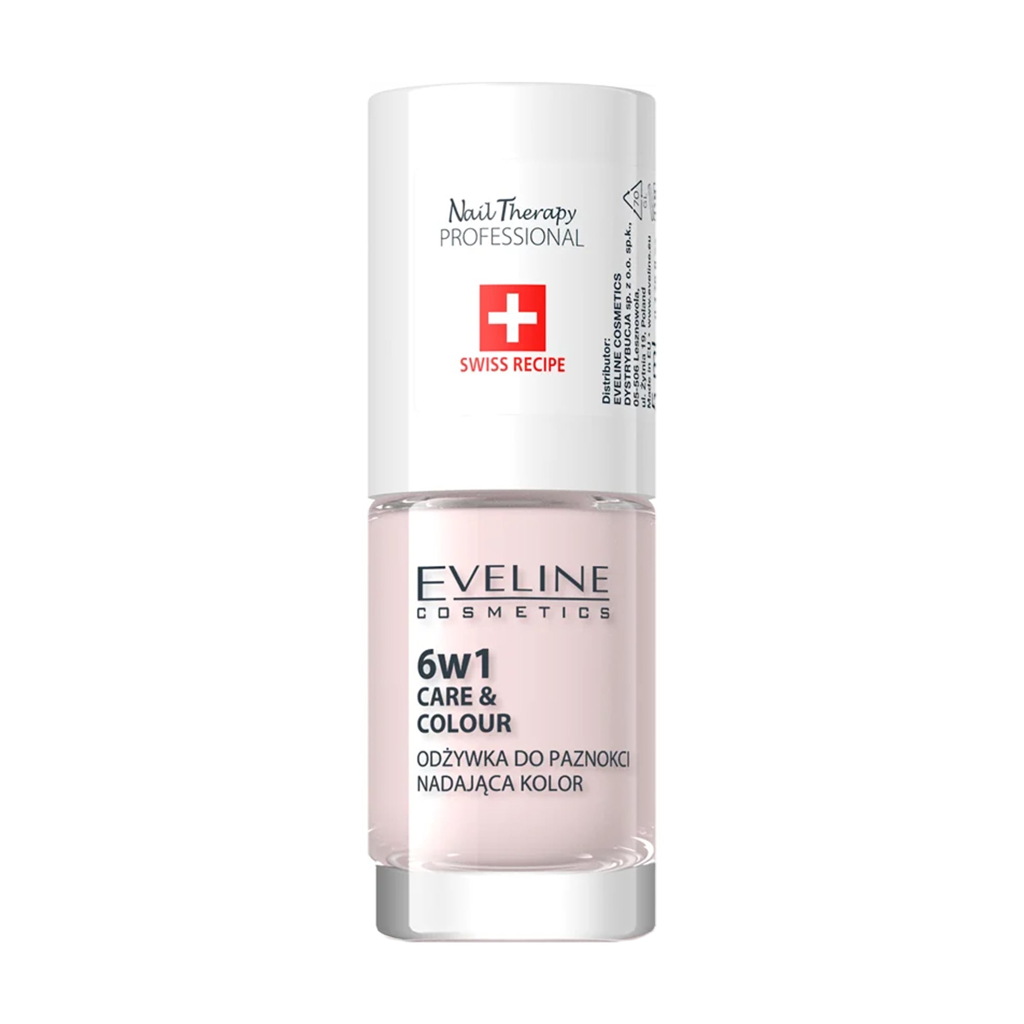 Лак-кондиціонер для нігтів 6 в 1 Eveline Cosmetics Nail Therapy Professional Care &amp; Colour Nail Conditioner, French, 5 мл