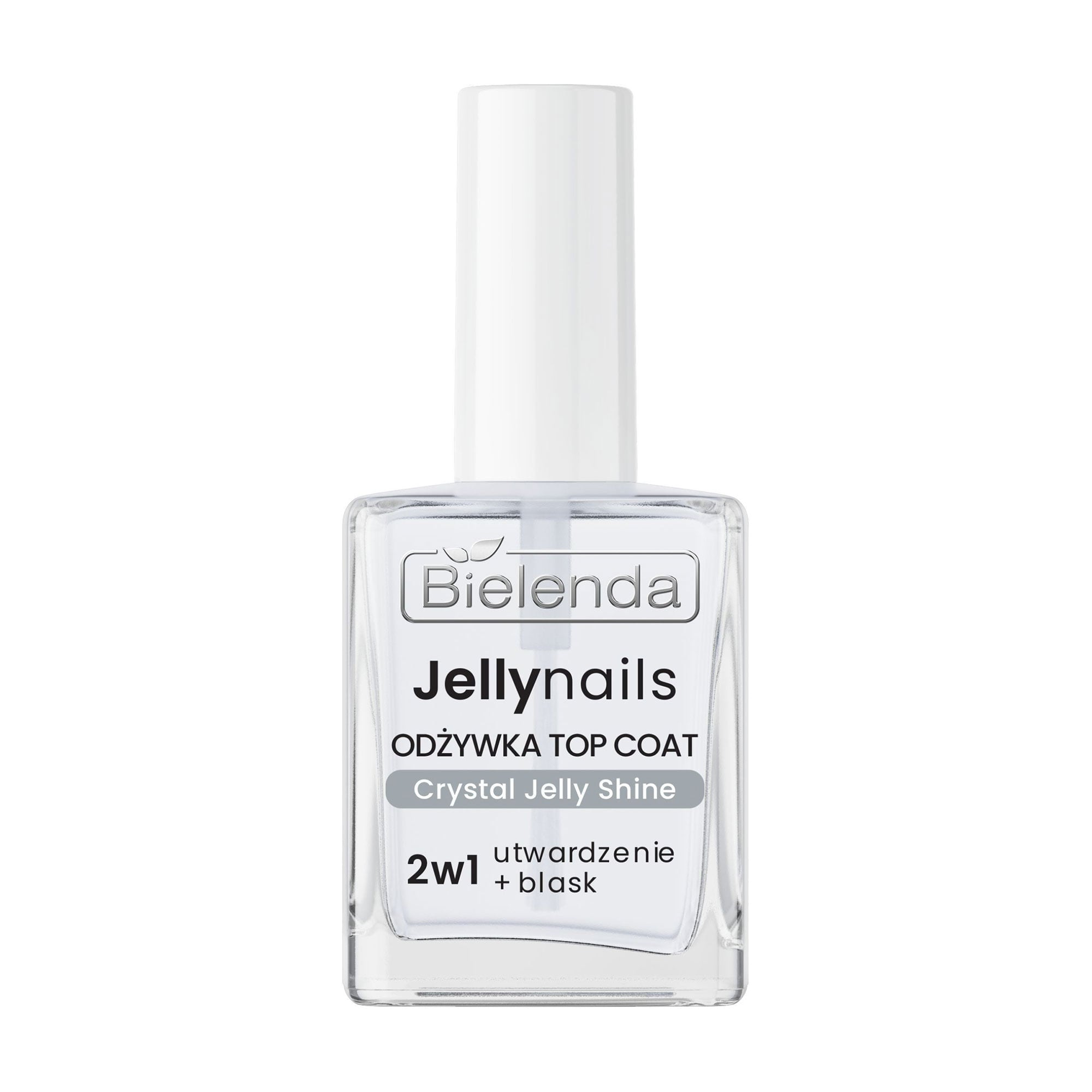 Топ-кондиціонер для лаку 2 в 1 Bielenda Jelly Nails Crystal Jelly Shine, 10 мл